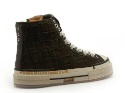 Rebecca white Baskets YZ51 4V5 Kaki Basket Montante Femme