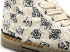 Rebecca white X517 Blanc Basket Montante Femme
