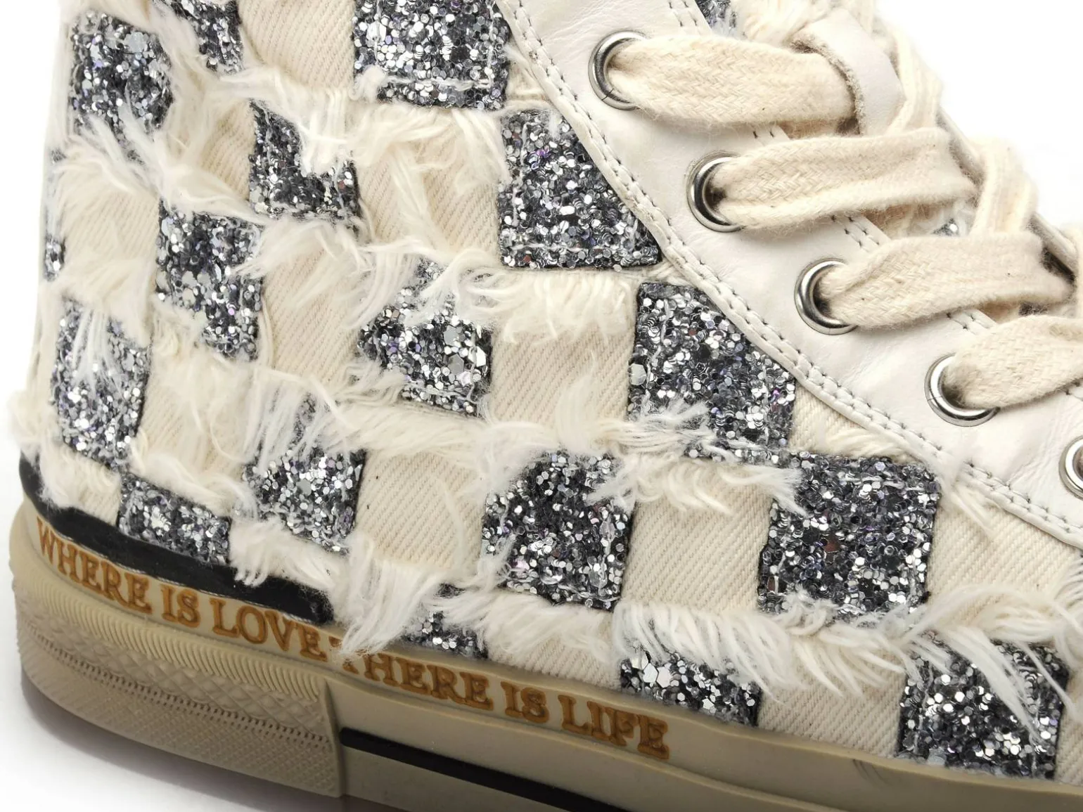 Rebecca white X517 Blanc Basket Montante Femme