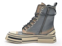 Rebecca white YZ22 2V2 Bleu Boots et Bottines Plates Femme