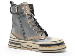 Rebecca white YZ22 2V2 Bleu Boots et Bottines Plates Femme