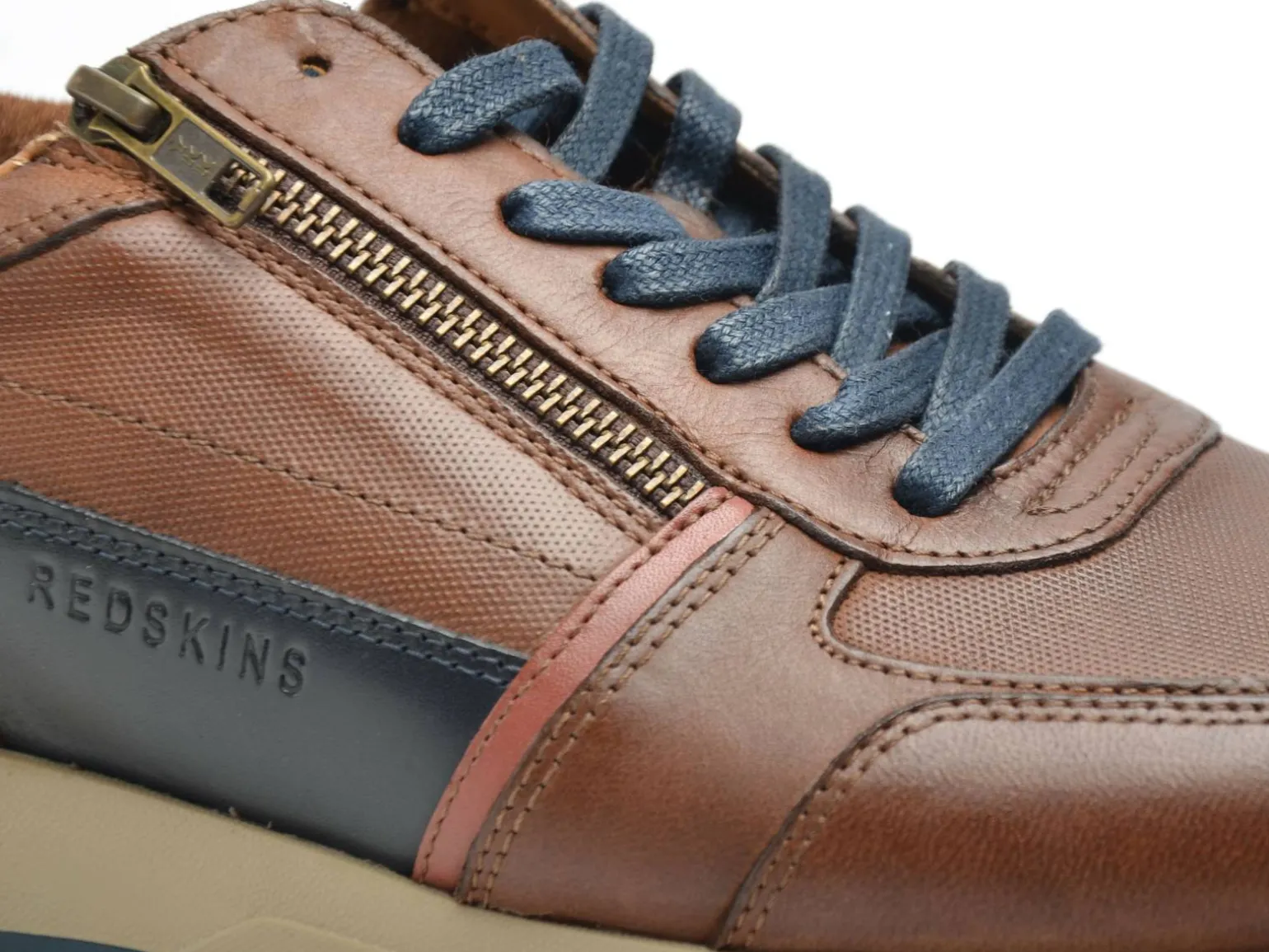 Redskins CALLIAS Marron Baskets Basses Homme