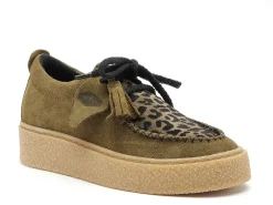 Regard DIEPE V3 Kaki Baskets Basses Femme