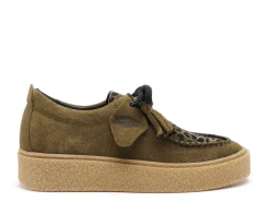 Regard DIEPE V3 Kaki Baskets Basses Femme