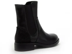 Regarde Le Ciel Boots ROXANA 48 Noir Boots et Bottines Plates Femme
