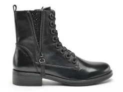 Regarde Le Ciel ROXANA 49 Noir Boots et Bottines Plates Femme