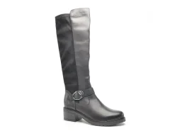 Remonte D1A73 Noir Bottes à Talons Femme
