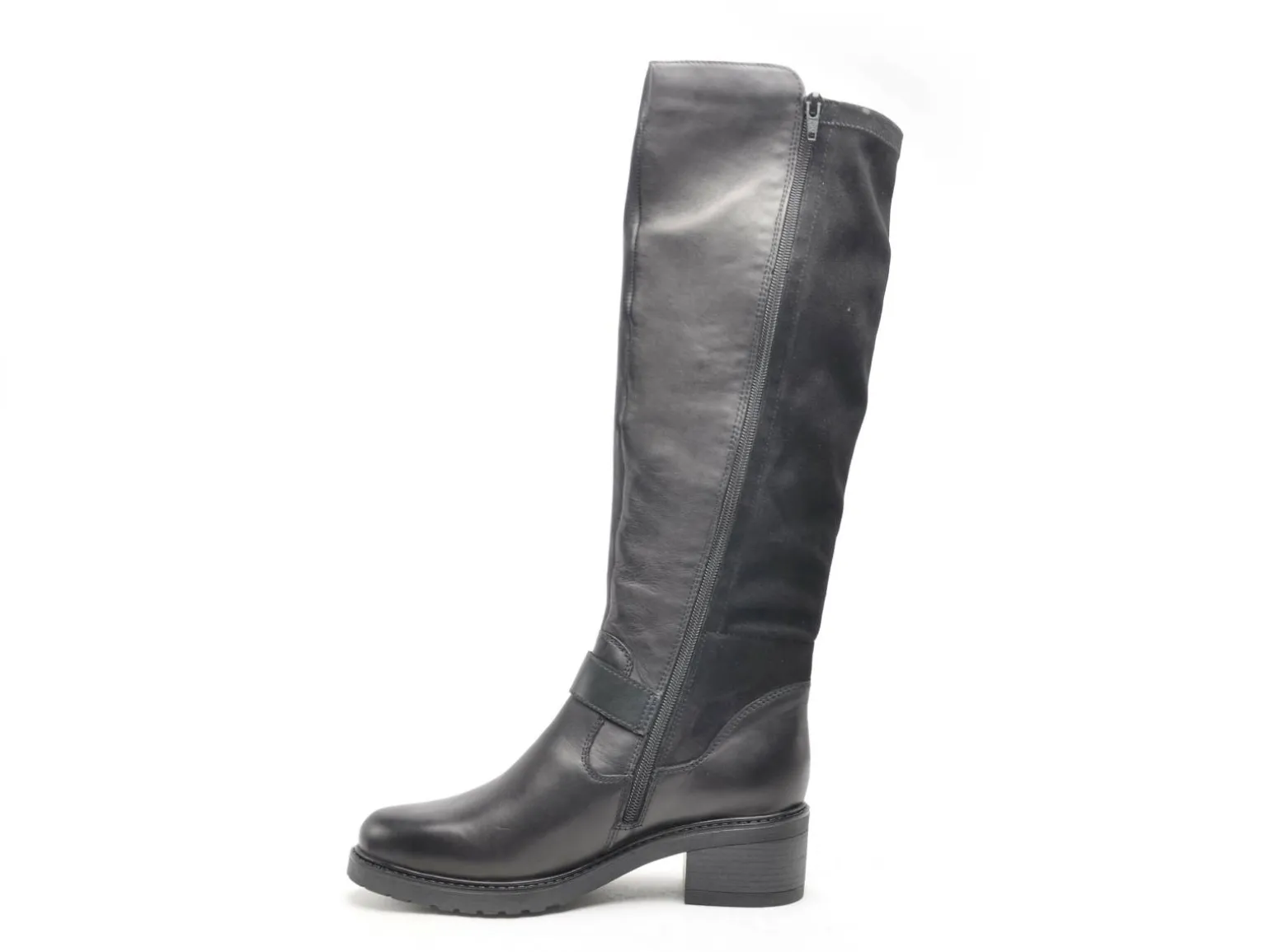 Remonte D1A73 Noir Bottes à Talons Femme