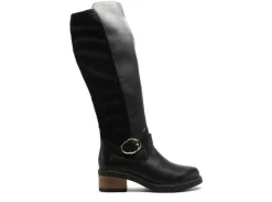 Remonte D1A73 Noir Bottes à Talons Femme