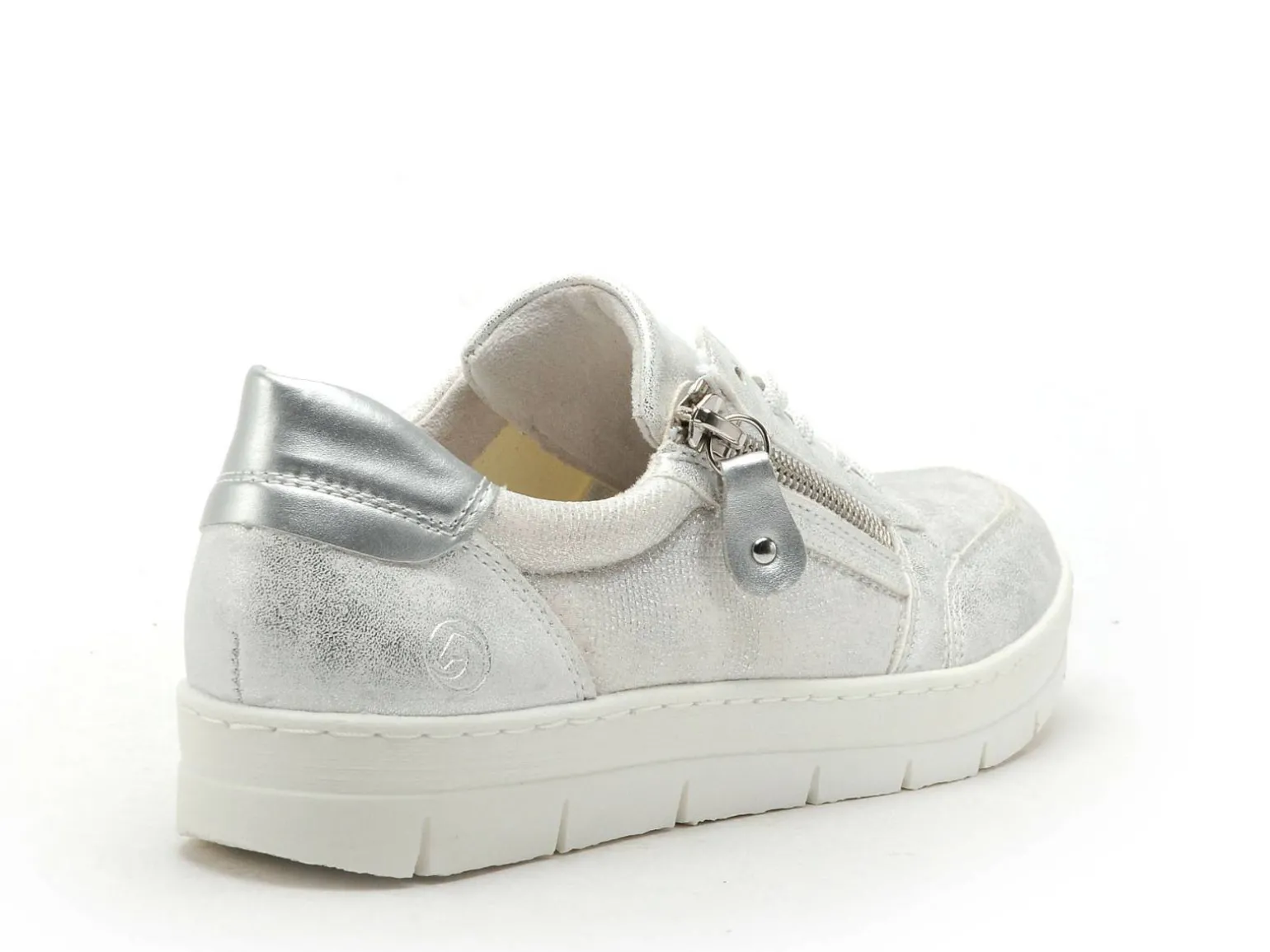 Remonte D5831 Argent Baskets Basses Femme