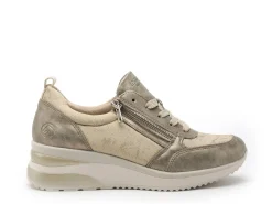 Remonte D2401 Beige Baskets Basses Femme