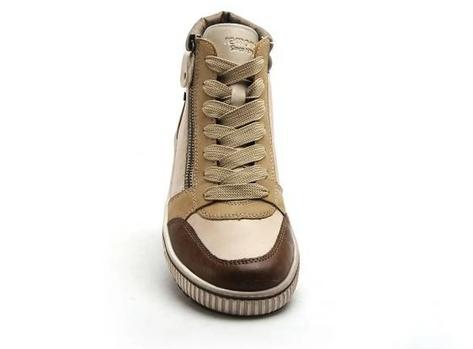Remonte D0778 Beige Boots et Bottines Plates Femme