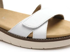 Remonte D2049 Blanc Sandales Plates Femme
