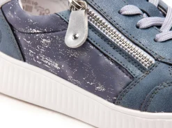 Remonte D2E05 Bleu Baskets Basses Femme