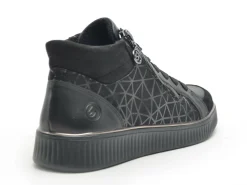 Remonte D2E70 Noir Basket Montante Femme