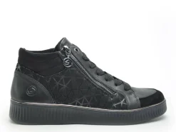 Remonte D2E70 Noir Basket Montante Femme
