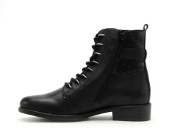 Remonte D0F72 Noir Boots et Bottines Plates Femme