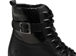 Remonte D0F72 Noir Boots et Bottines Plates Femme