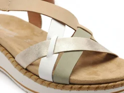 Remonte D3J53 Multicolore Sandales Plates Femme