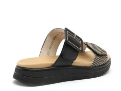 Remonte D1J61 Noir Mules et Sabots à Talons Femme