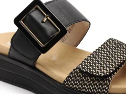 Remonte D1J61 Noir Mules et Sabots à Talons Femme