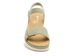 Remonte D2K58 Kaki Sandales Plates Femme