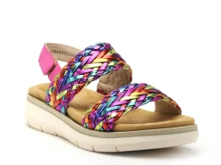 Remonte D2K52 Multicolore Sandales Plates Femme