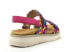 Remonte D2K52 Multicolore Sandales Plates Femme