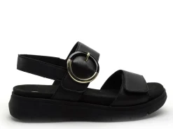 Remonte D2K50 Noir Sandales Plates Femme