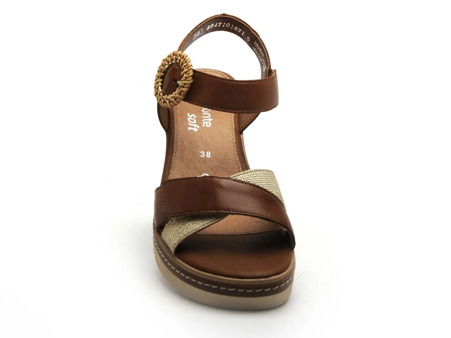 Remonte D2L50 Marron Sandales à Talons Femme