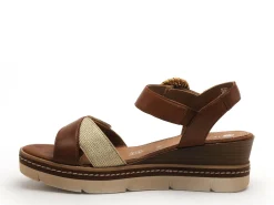 Remonte D2L50 Marron Sandales à Talons Femme