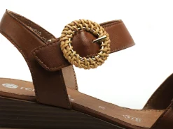 Remonte D2L50 Marron Sandales à Talons Femme
