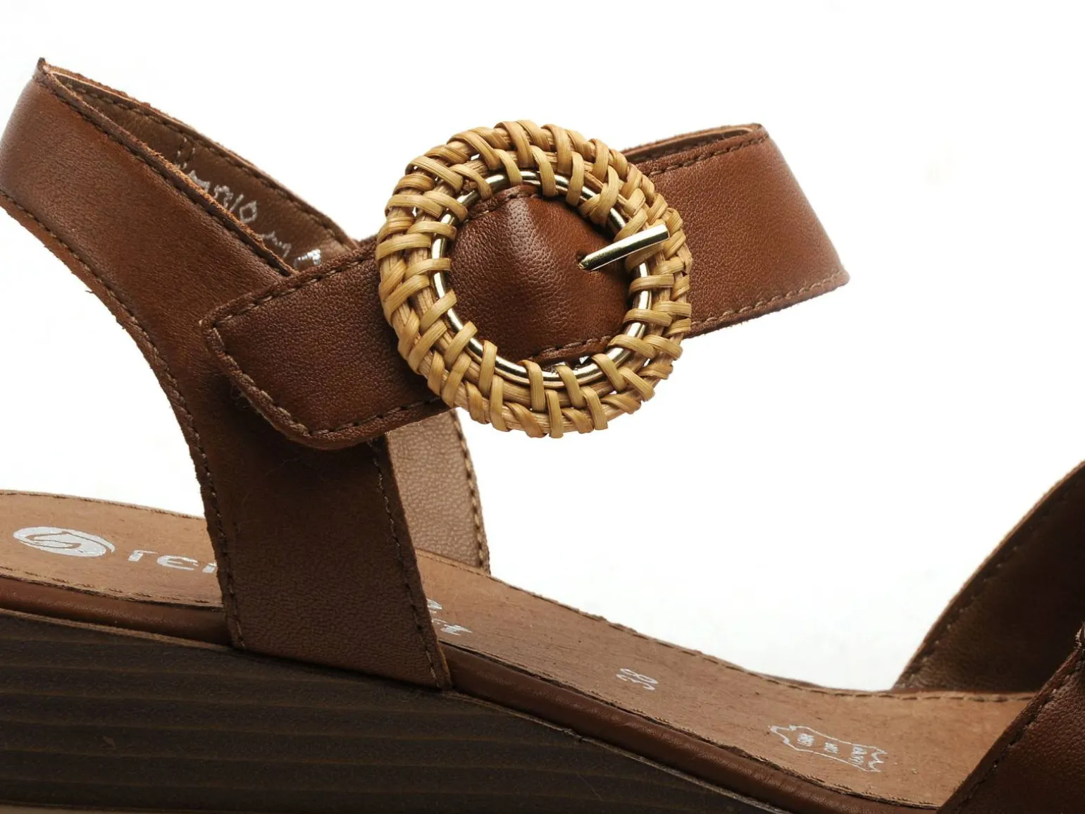 Remonte D2L50 Marron Sandales à Talons Femme