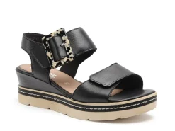 Remonte D2L53 Noir Sandales à Talons Femme