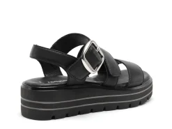 Remonte D3N50 Noir Sandales à Talons Femme