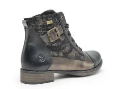 Remonte D4381 Noir Boots et Bottines à Talons Femme