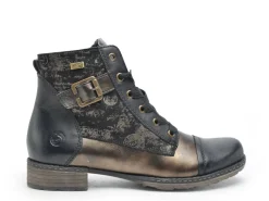 Remonte D4381 Noir Boots et Bottines à Talons Femme