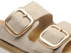 Remonte D0Q66 Beige Mules et Sabots Plats Femme