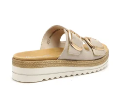 Remonte D0Q66 Beige Mules et Sabots Plats Femme