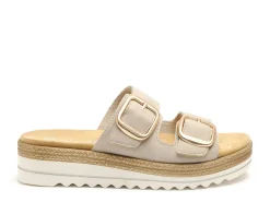 Remonte D0Q66 Beige Mules et Sabots Plats Femme