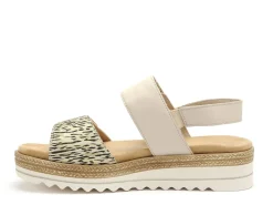 Remonte D0Q59 Beige Sandales Plates Femme