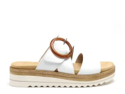 Remonte D0Q51 Blanc Mules et Sabots à Talons Femme
