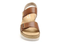 Remonte D0Q59 Marron Sandales Plates Femme