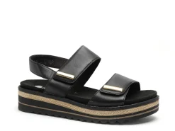 Remonte D0Q59 Noir Sandales Plates Femme