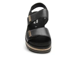 Remonte D0Q59 Noir Sandales Plates Femme