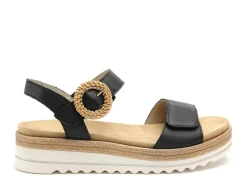 Remonte D0Q52 Noir Sandales Plates Femme