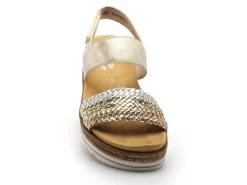 Remonte D0Q56 Or Sandales à Talons Femme