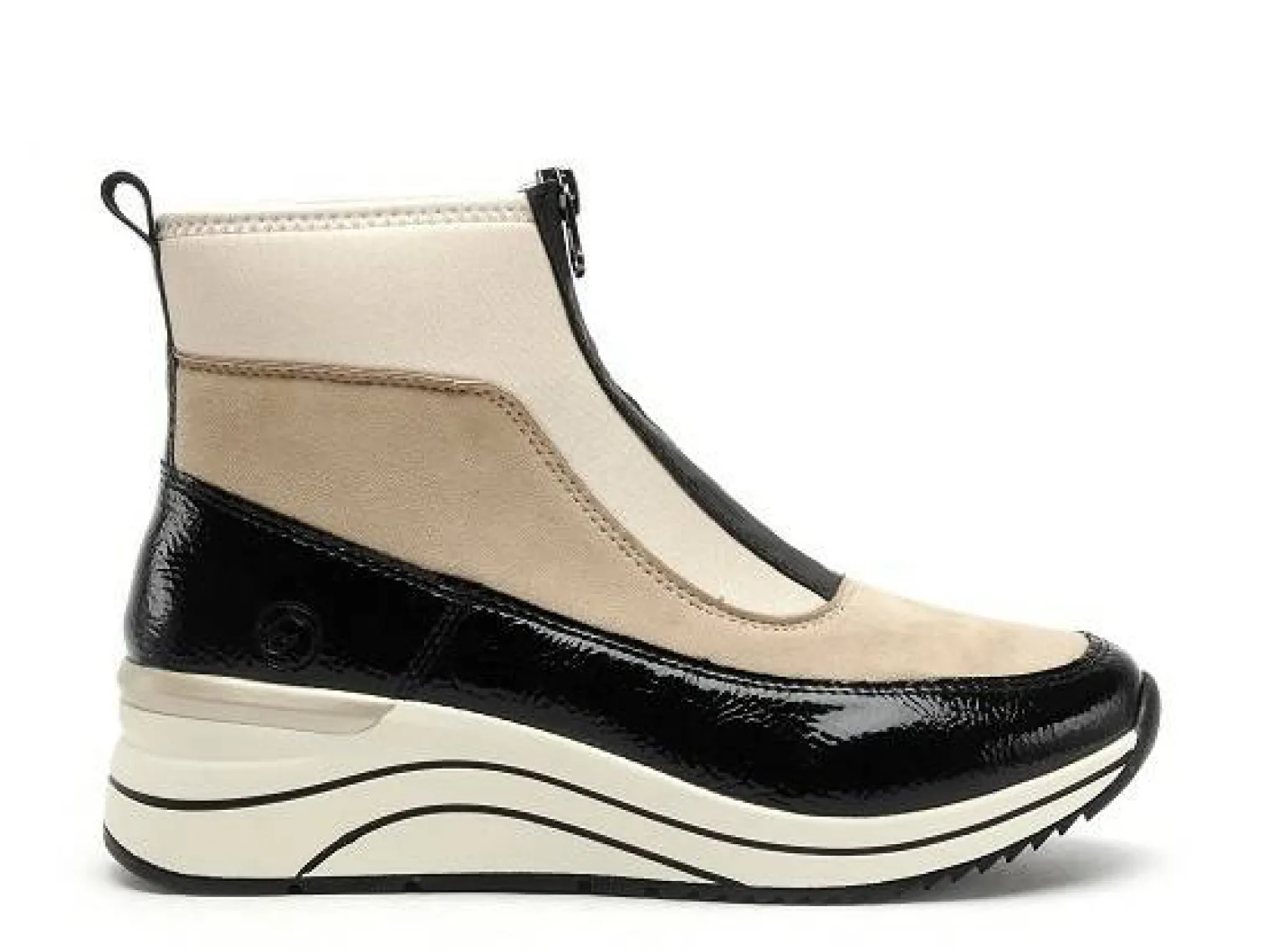 Remonte D0T71 Beige Boots et Bottines Plates Femme