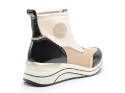 Remonte D0T78 Beige Boots et Bottines à Talons Femme