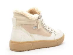 Remonte D2T72 Beige Boots et Bottines Plates Femme